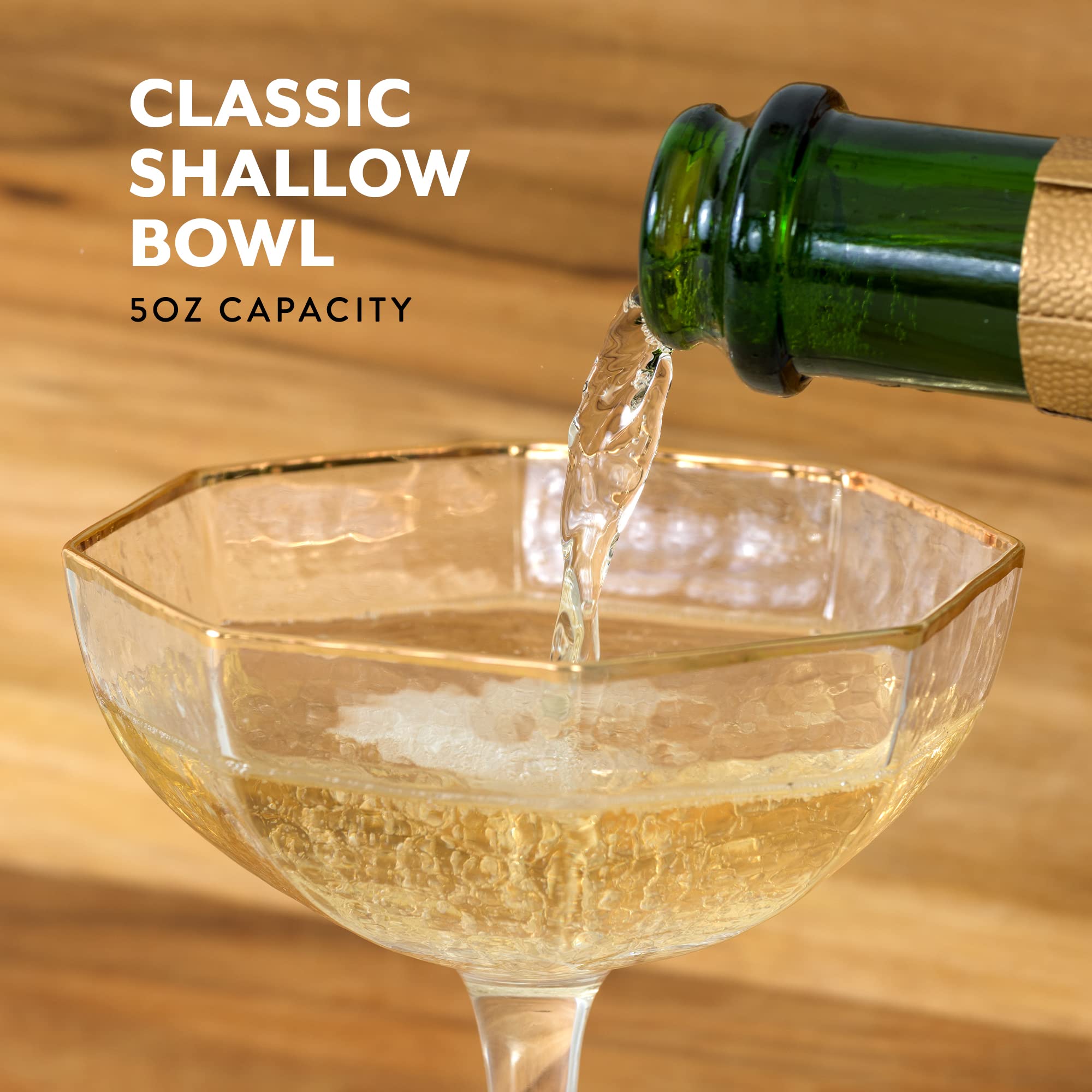 Amazon | Viper Kitchen シャンパン クーペグラス 4個セット